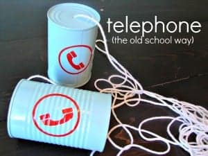 tin can phone