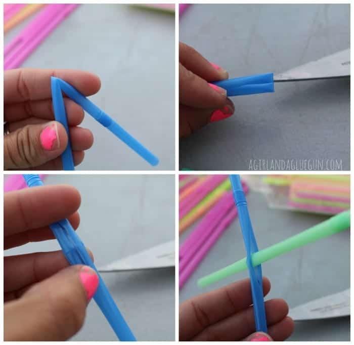 kid craft--straw building how to