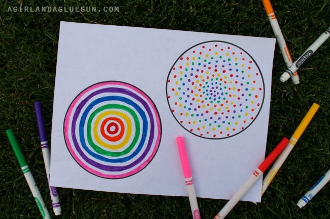 DIY Paper Spinner Circles