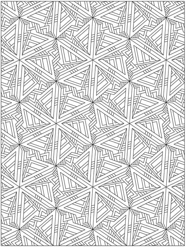 illusion coloring pages for adults - photo #13
