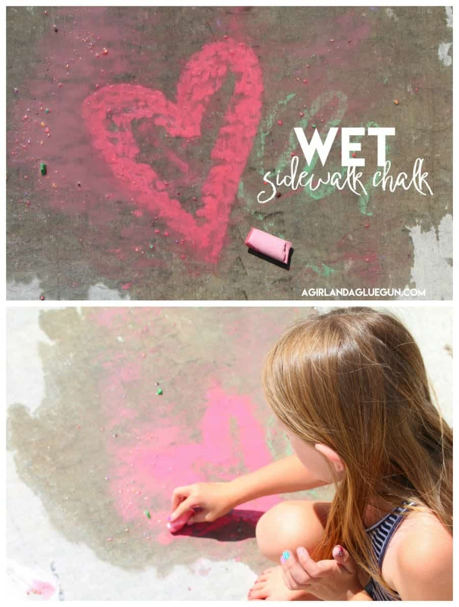 wet sidewalk chalk 