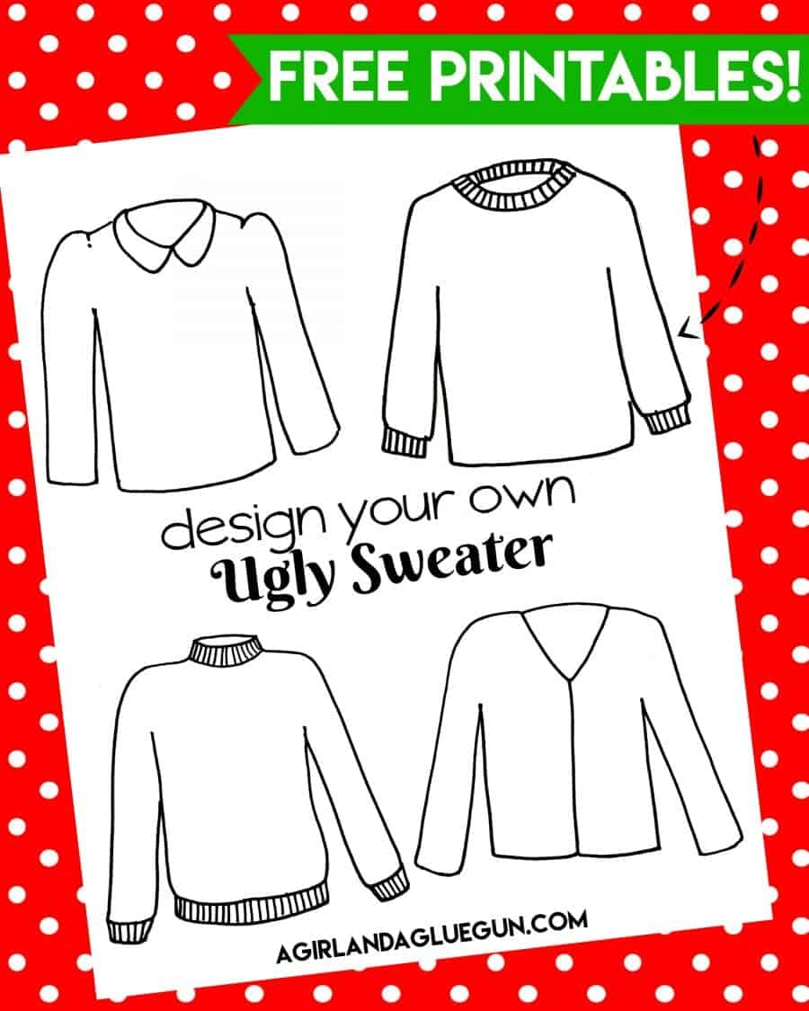 How to throw the ultimate Ugly Sweater Party A girl and a glue gun