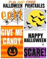 Halloween Printables - A girl and a glue gun