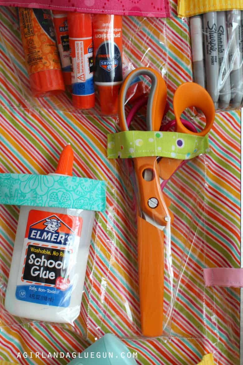craft organizer - A girl and a glue gun