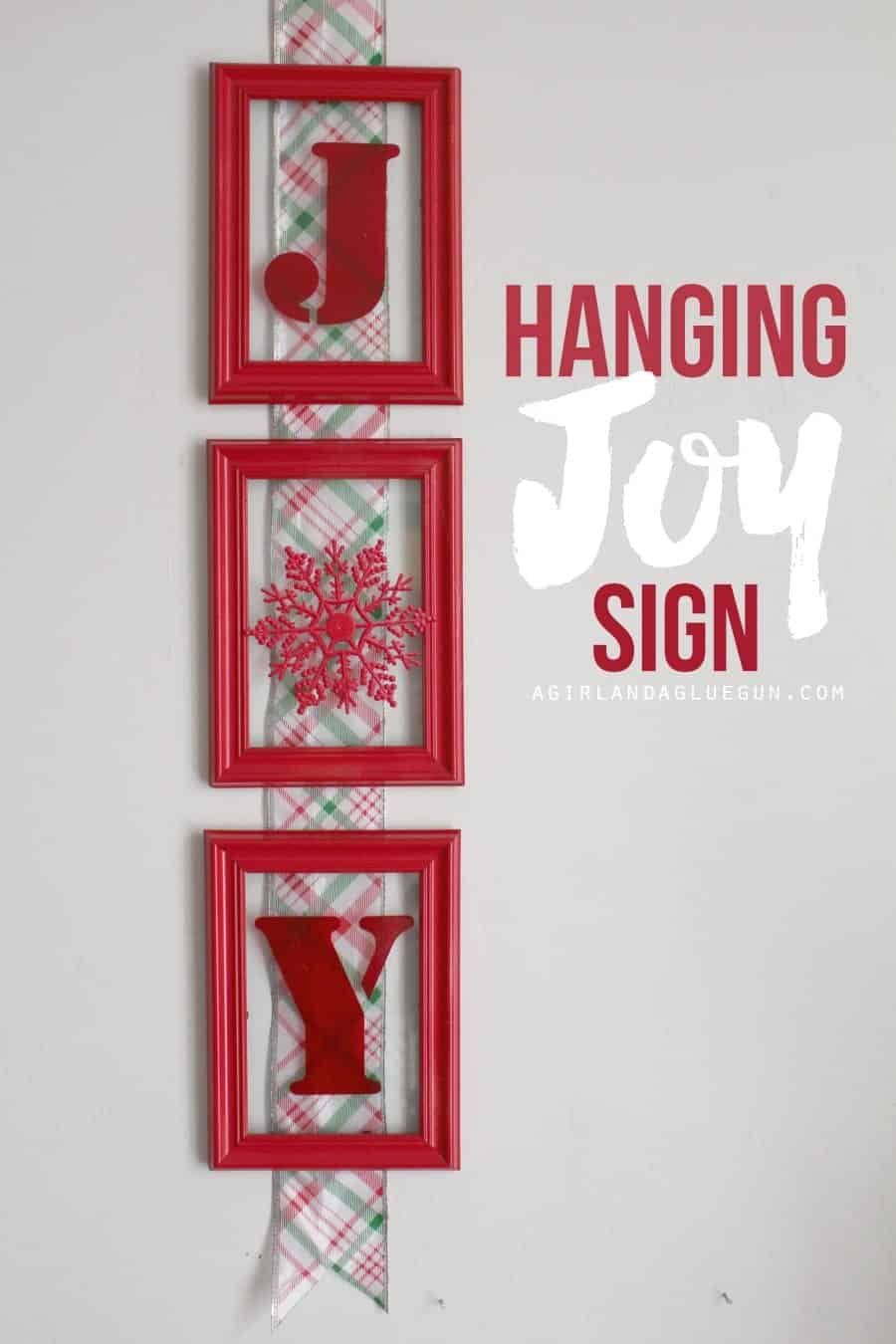 hanging joy sign