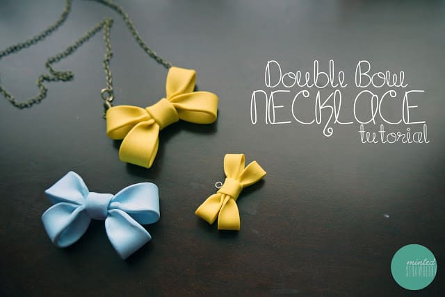 bow necklace