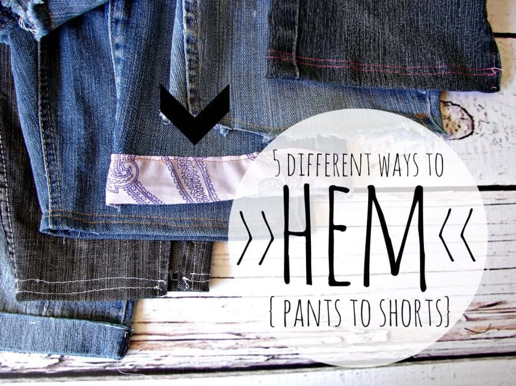 hem shorts to pants