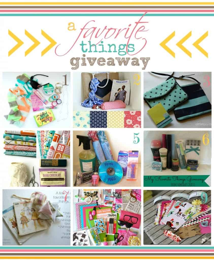 favorite things group giveaway
