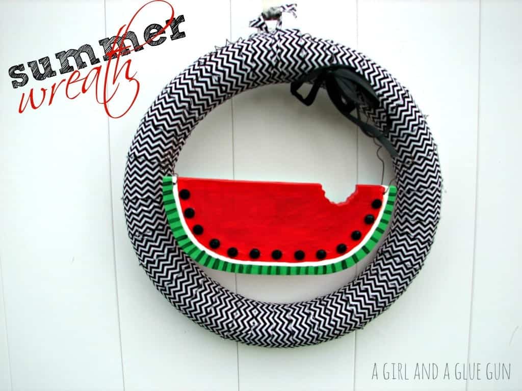 summer watermelon wreath