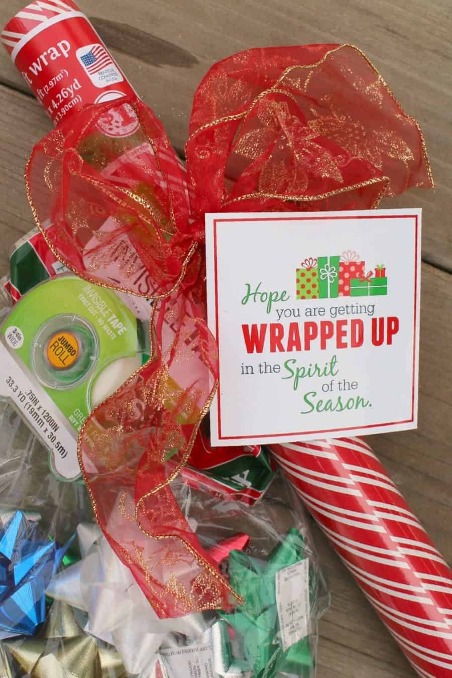 wrapping paper neighbor gifts