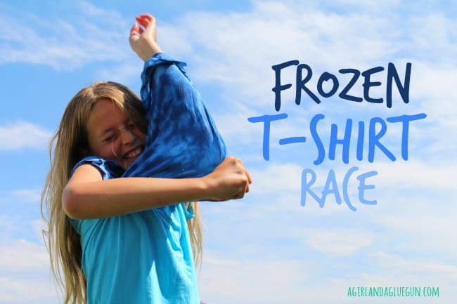 Frozen t-shirt race
