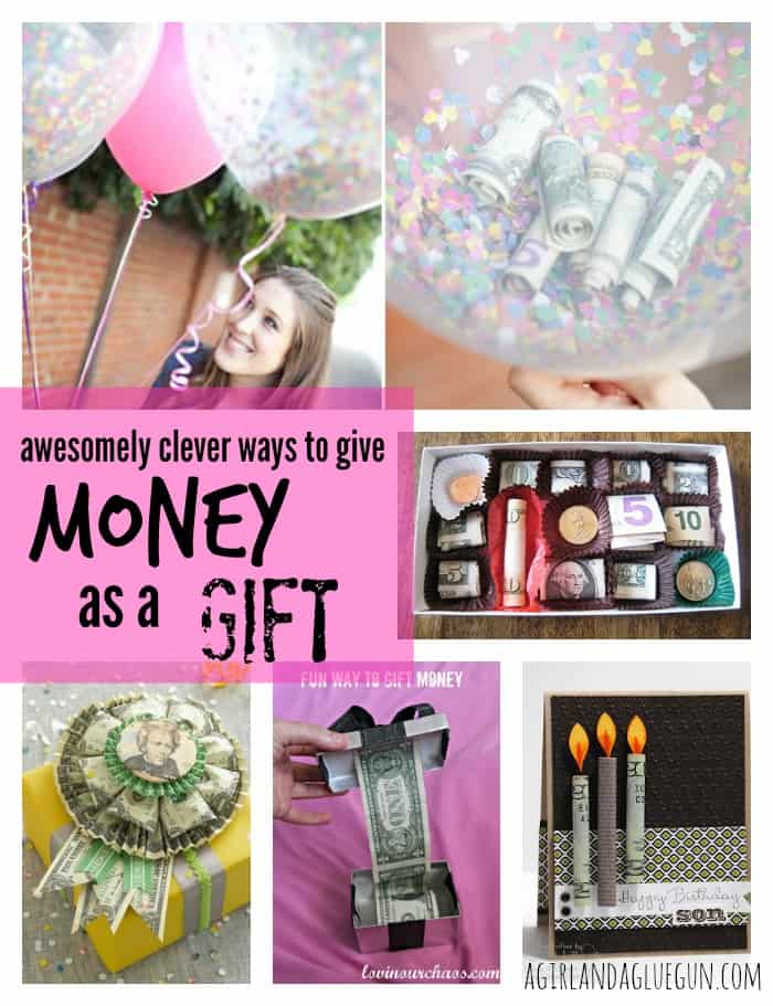 clever ways to give money as a gift!