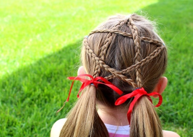 cute hair for the fourth of july