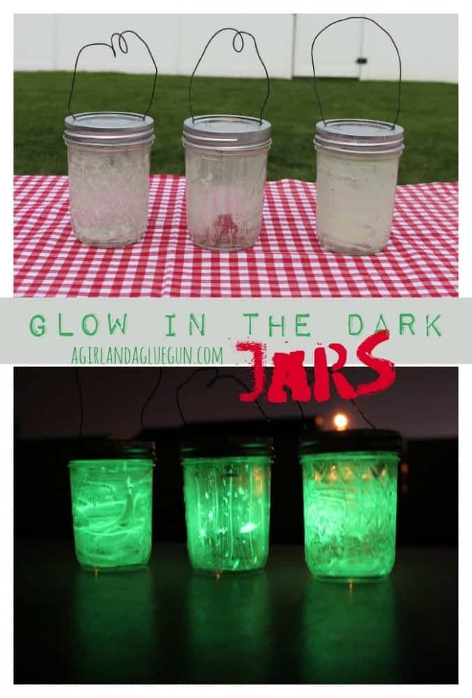 glow in the dark jars--a girlandagluegun.com