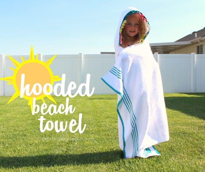 hooded beach towel for summer