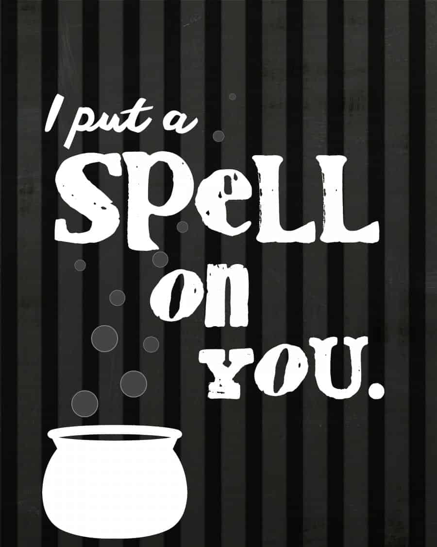 I put a spell on you.