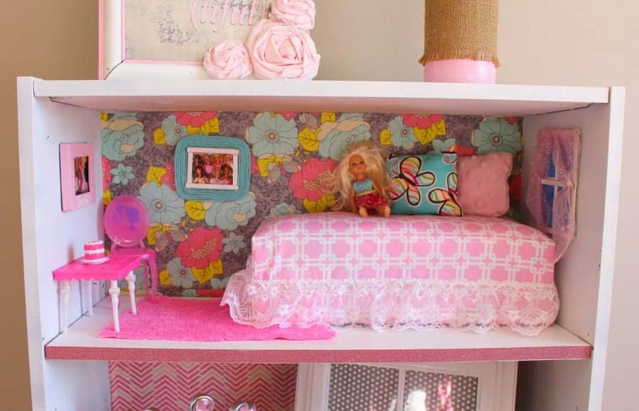 barbie bed diy out of a shoebox