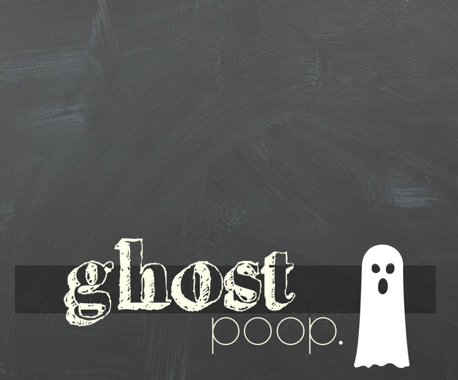ghost poop