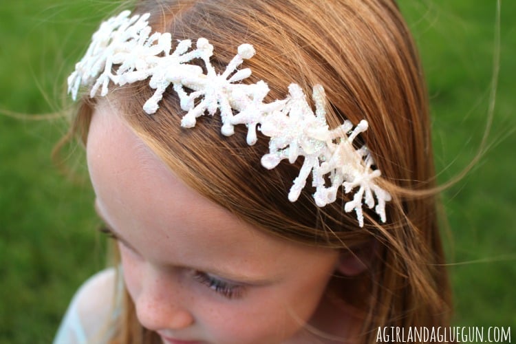 snowflake frozen headband
