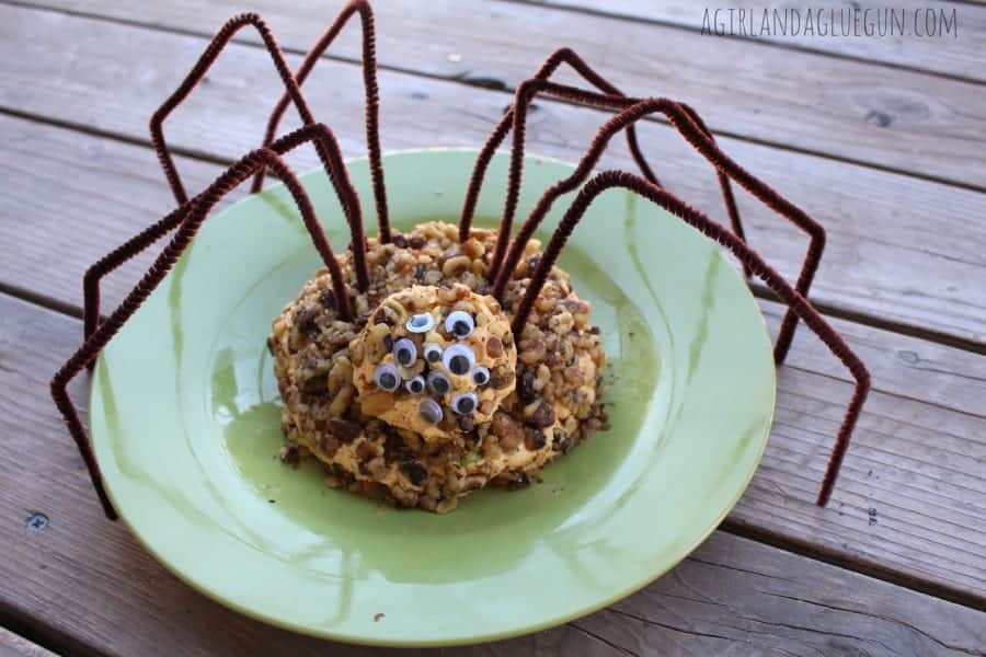 spider cheese ball