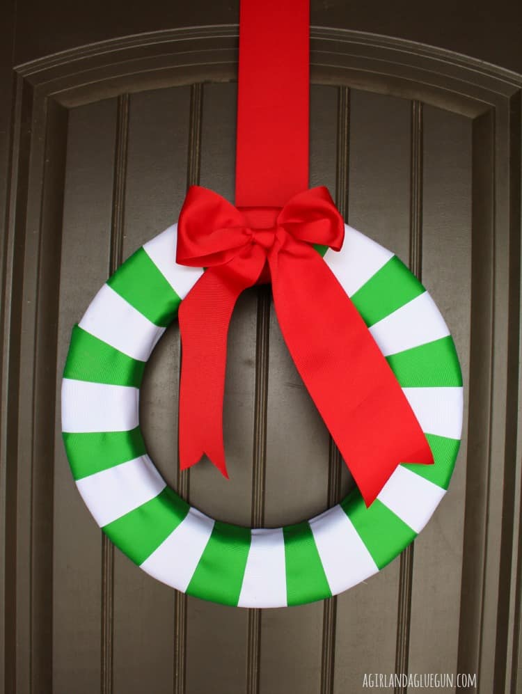 wreath with bow