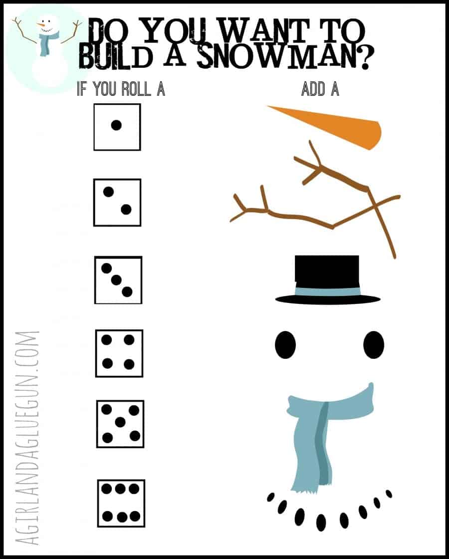 free snowman game