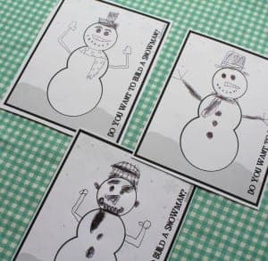 Do you want to build a snowman? Frozen Olaf game and printable. - A ...