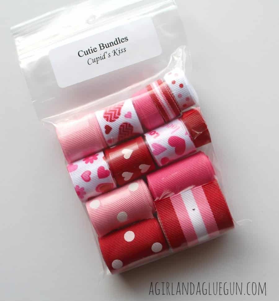 cupid bundles--ribbon retreat valentine ribbon package
