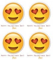 Emoji Valentines - A girl and a glue gun