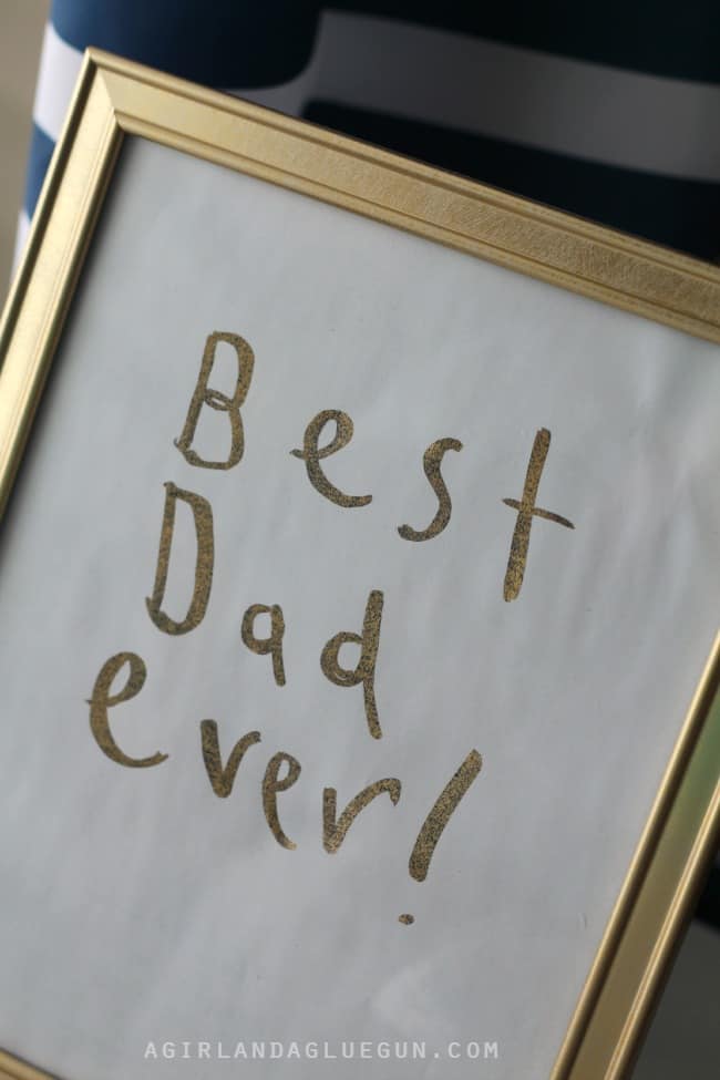 best dad ever fathers day personalized art