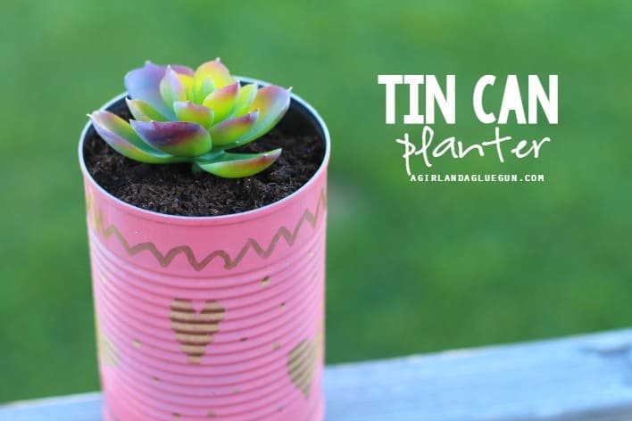 tin can planter