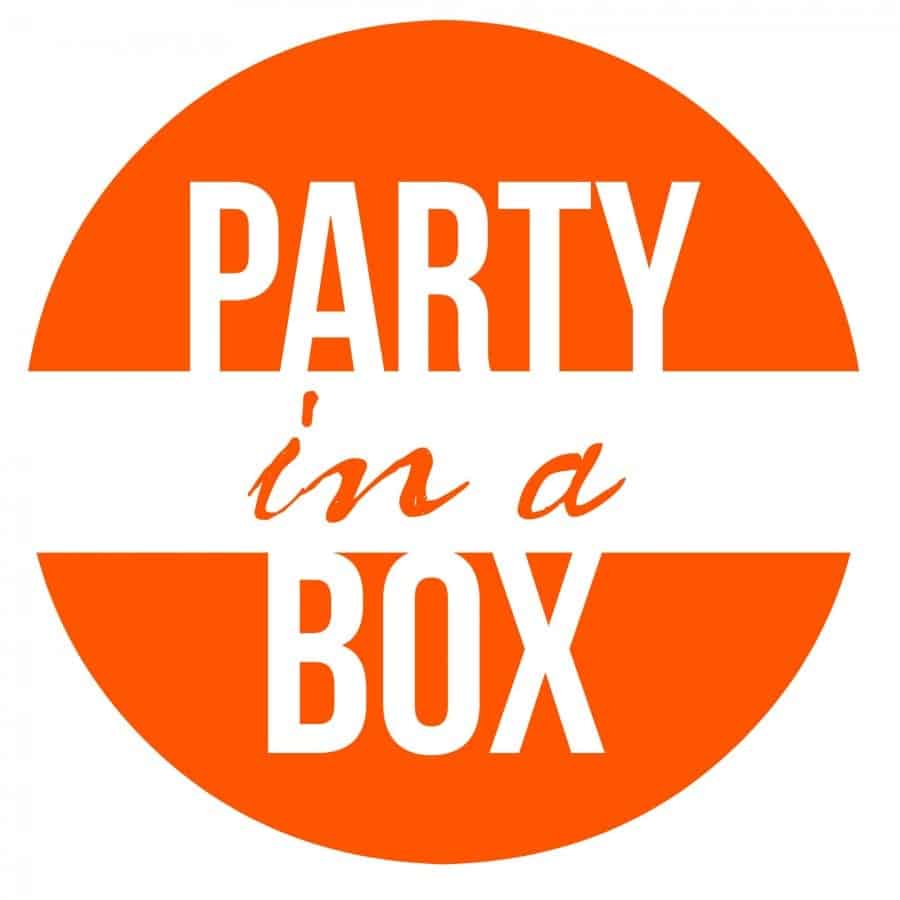 party in a box printable orange
