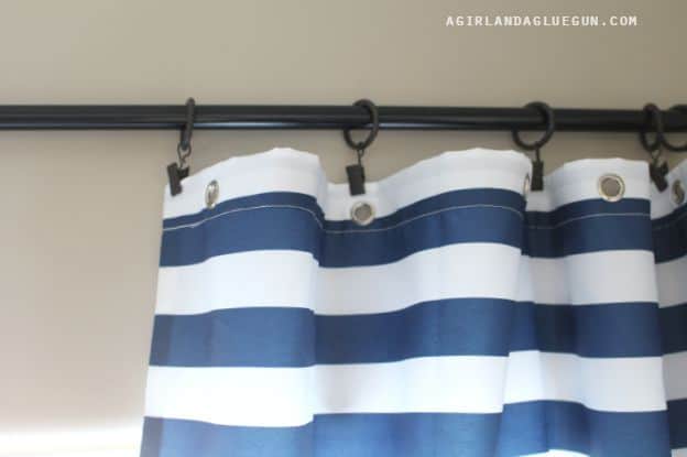Shower Curtain To Regular Curtains A, How To Turn Curtains Into Shower Curtain
