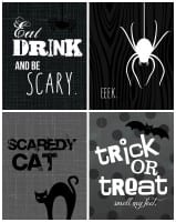 Halloween Printables - A girl and a glue gun
