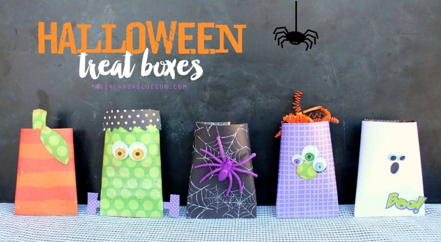 Halloween treat boxes