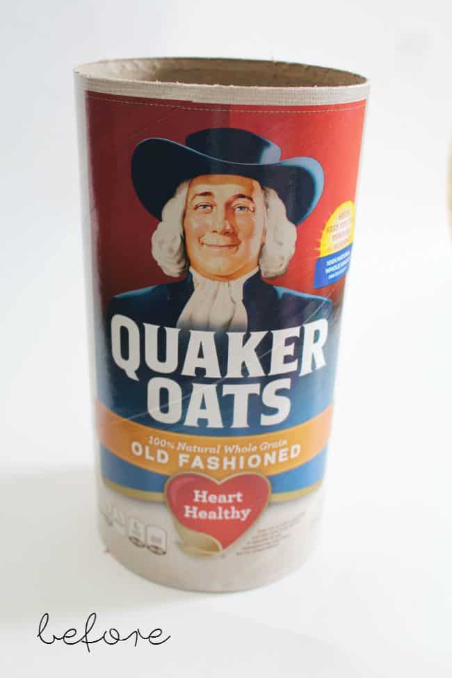 quaker oats container