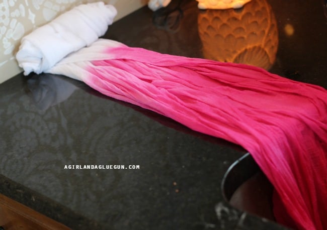 ombre pink blanket