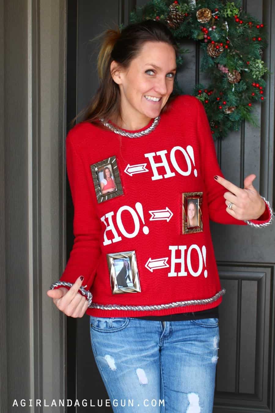 Easy Ugly Sweater A Girl And A Glue Gun Easy Ugly Sweater A Girl And A Glue Gun