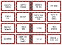 christmas charades game and free printable roundup! - A girl and a glue gun