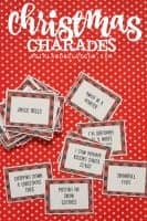 christmas charades game and free printable roundup! - A girl and a glue gun