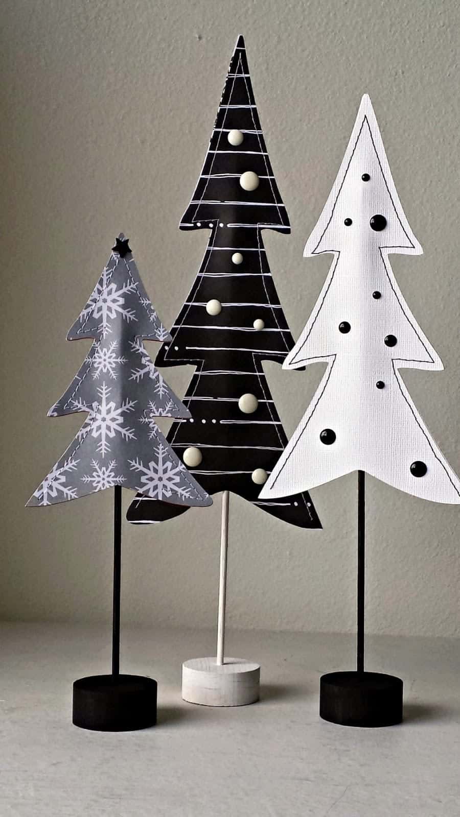 paper Christmas trees
