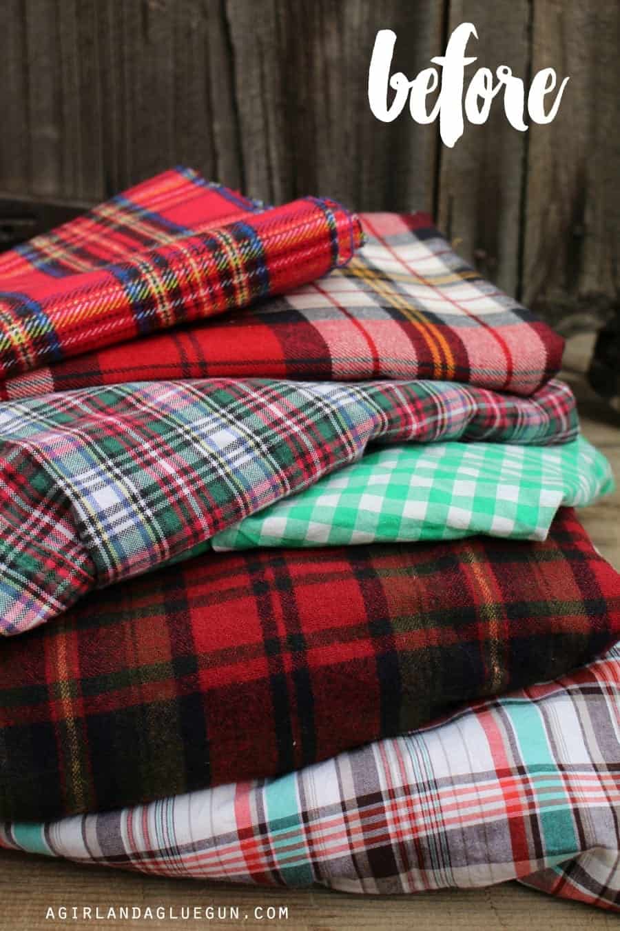 plaid flannel fabric