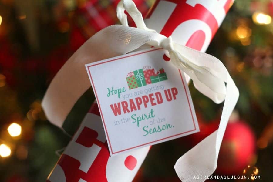 wrapping paper gift idea