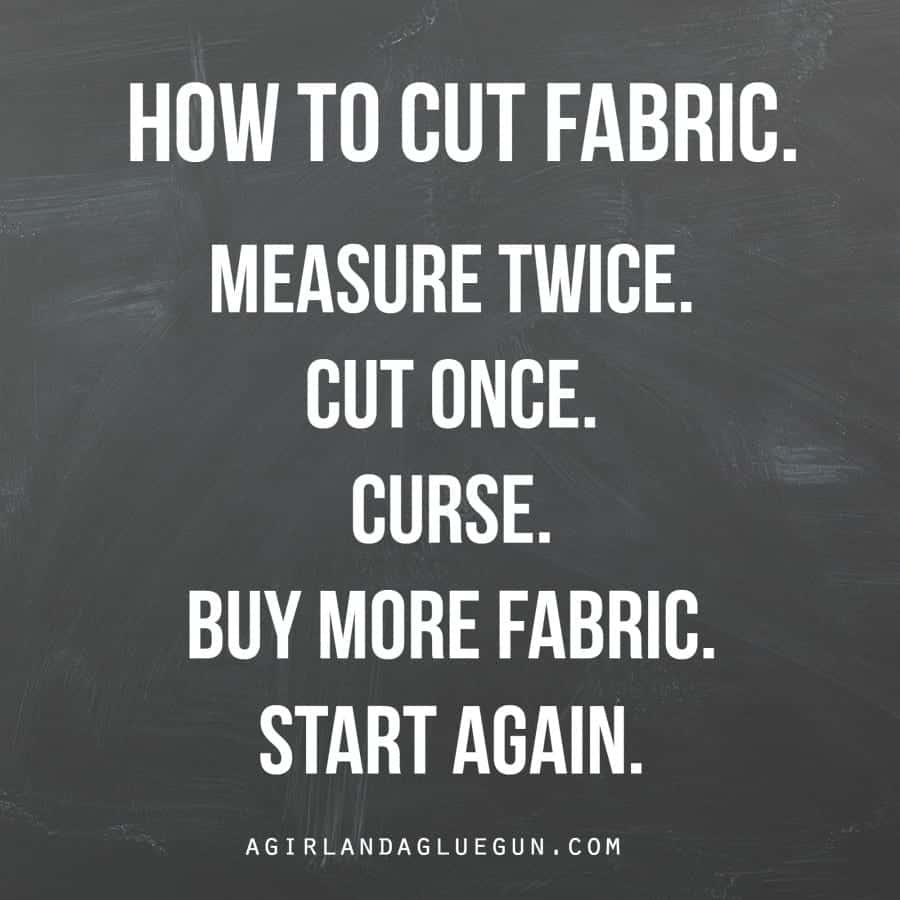 cut fabric