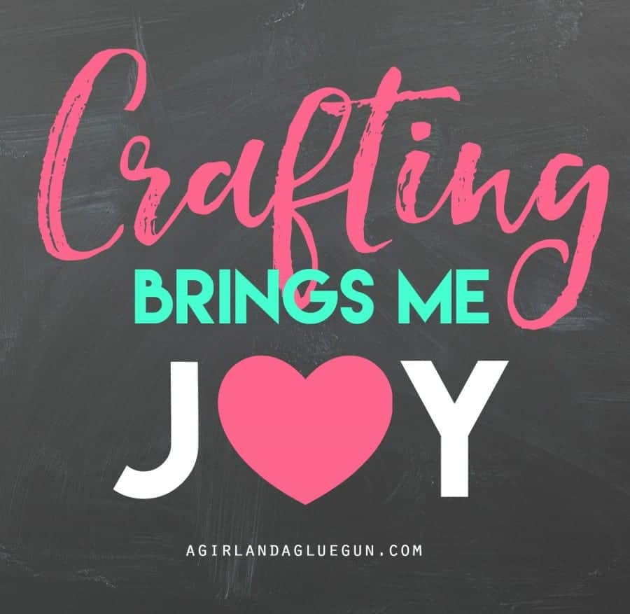 crafting brings me joy