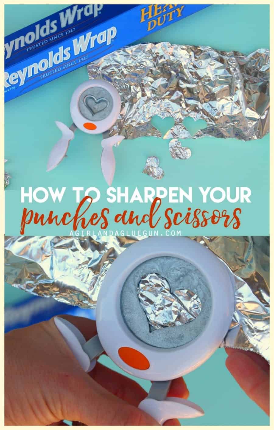 how to sharpen your paper punches and scissors