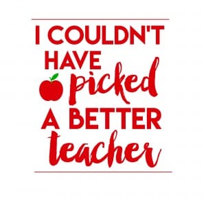 Free Apple for Teacher Printables - A girl and a glue gun