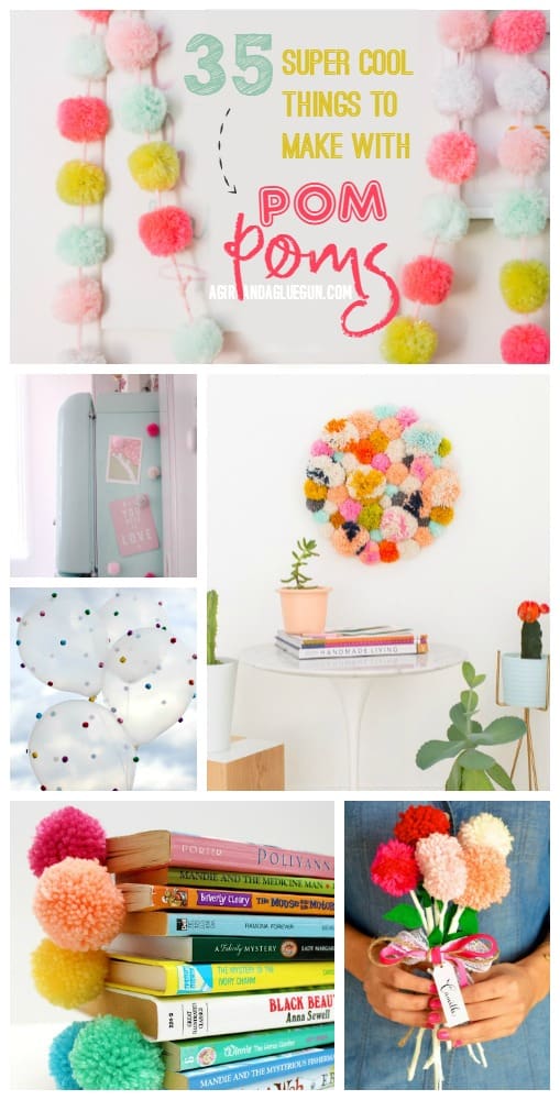 35 super fun things to make with pom poms! loads of awesome ideas!