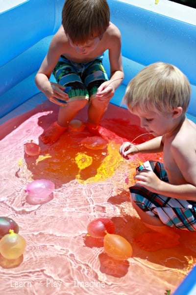 Colored Water Play in the Play Pool (15)