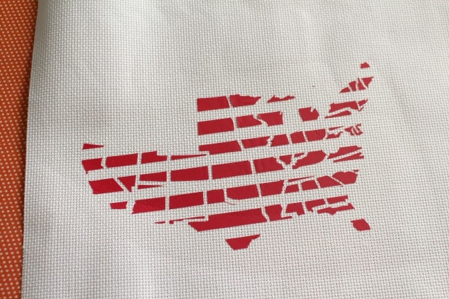 first layer 4th of july art